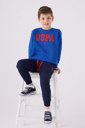 ست لباس راحتی آبی بچه گانه ساده U.S. Polo Assn. - کد 860033291