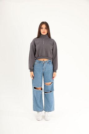 پولار طوسی زنانه رگولار Butik - کد 860060513