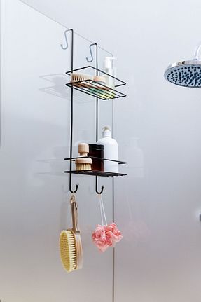 نظم دهنده حمام مشکی فلزی KITCHBATH - کد 845435243