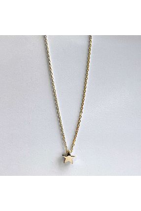 گردنبند نقره زرد زنانه 925 عیار Shiny Spectra - کد 837833707