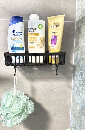 نظم دهنده حمام مشکی پلاستیک KITCHBATH - کد 824893540