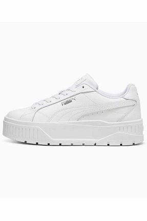 کفش اسنیکر سفید زنانه بند دار Puma - کد 859994273