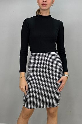 دامن سفید زنانه لیکرا Tam Moda - کد 860023761