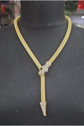 گردنبند جواهر طلائی زنانه روکش طلا METİN BARIŞ - کد 859883970