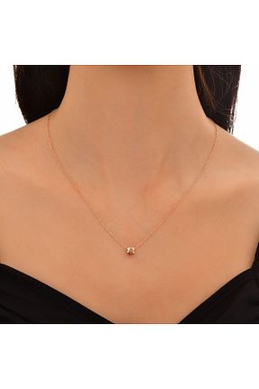 گردنبند نقره سفید زنانه 925 عیار Shiny Spectra - کد 837833998