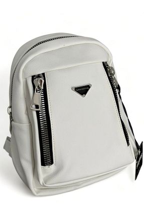 کوله پشتی سفید زنانه سایز متوسط bag - کد 860012999