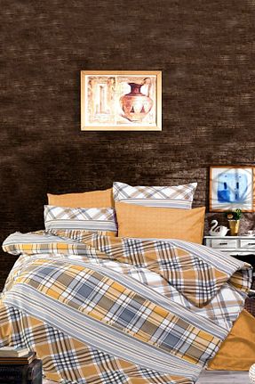 روتختی دونفره زرد پنبه ای CANDAN ÇEYİZ - کد 637910236