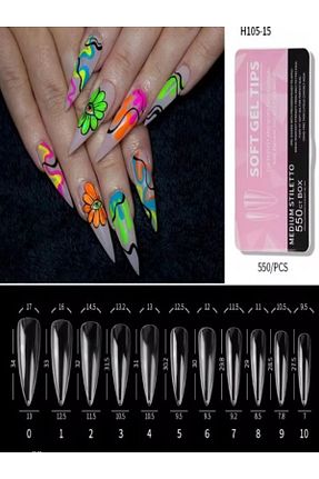 ناخن مصنوعی و اکسسوری نارنجی Nail Master - کد 859870057
