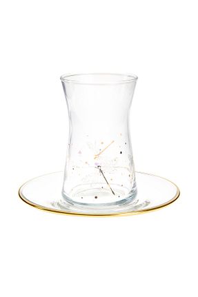 لیوان آبی شیشه Rakle - کد 854435901