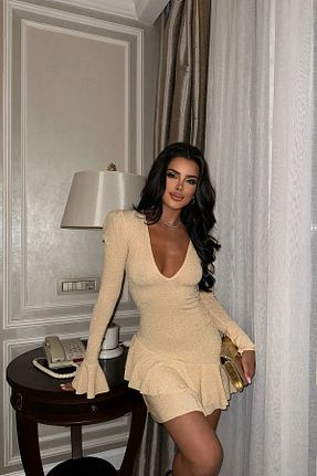 لباس زرد زنانه بافت Eyyo - کد 777942829