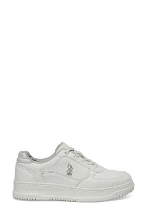 کفش اسنیکر خاکی زنانه بند دار U.S. Polo Assn. - کد 859921780
