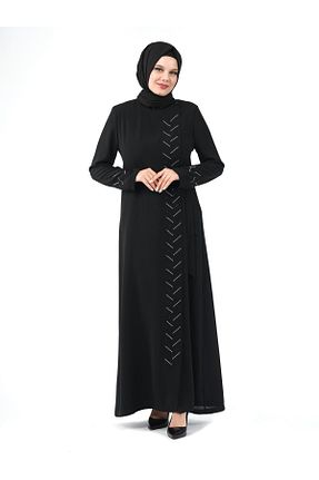 کلاه و ابایا مشکی زنانه بافتنی ihvanonline - کد 860010425