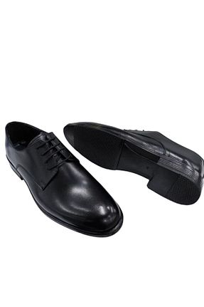 کفش کلاسیک مشکی مردانه چرم خالص Harun Özil - کد 860074927