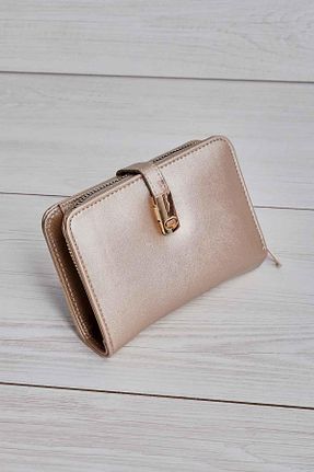 کیف پول طلائی زنانه ابعاد کوچک Bambi - کد 324602051