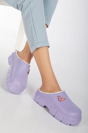 دمپائی خانگی بنفش زنانه پلی اورتان PLN SHOES - کد 859869742