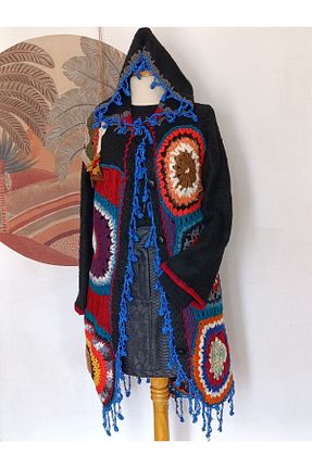 رویه مشکی زنانه پشم - اکریلیک - پلی استر Hippybutik - کد 80658716