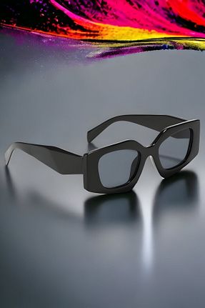 عینک آفتابی مشکی زنانه UV400 MACERATİ - کد 833723002
