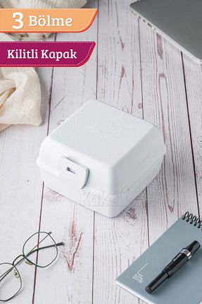ظرف نگهداری سفید پلاستیک KaktüsKedi - کد 451075218