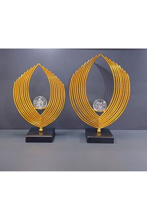 اجسام تزئینی و بیبلو طلائی فلزی Farklıevim - کد 764998254