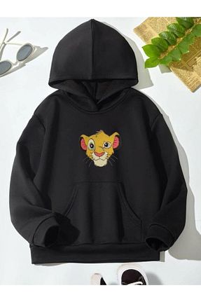 سوئیشرت مشکی بچه گانه چاپی GLOWES - کد 859966056