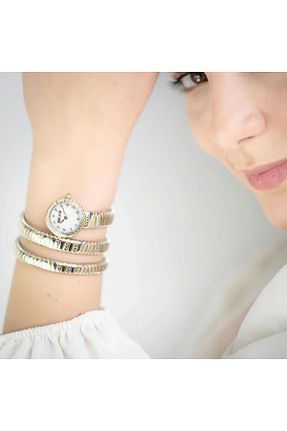 ساعت مچی طلائی زنانه استل (فولاد) Just Cavalli - کد 860025647