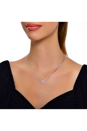 گردنبند نقره سفید زنانه 925 عیار Shiny Spectra - کد 838008227