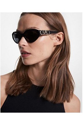عینک آفتابی مشکی زنانه UV400 Michael Kors - کد 685391671