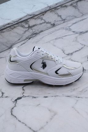 کفش اسنیکر سفید مردانه بند دار U.S. Polo Assn. - کد 860162907