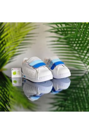 کفش اسنیکر سفید بچه گانه چسبی elma bebe - کد 828181589