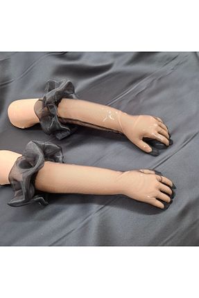 دستکش مشکی بچه گانه پلی استر Qrsln - کد 859897898