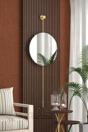آینه طلائی فلزی ASA KONSEPT - کد 827359404