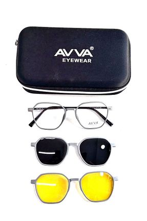 عینک آفتابی طوسی زنانه پلاریزه Avva - کد 859942959