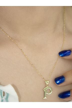 گردنبند طلا رنگی زنانه 14 عیار ZEYNEPLİ GOLD - کد 859968877