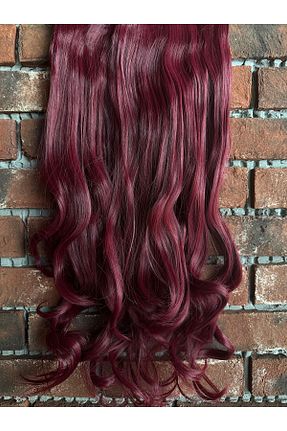 کلاه گیس زرشکی زنانه Suzan - کد 859973894