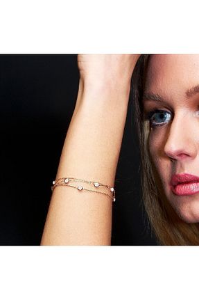 دستبند نقره سفید زنانه 925 عیار Shiny Spectra - کد 847860849