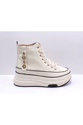 بوت / نیم بوت بژ زنانه چرم خالص Guja - کد 860029466
