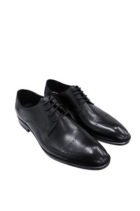 کفش کلاسیک مشکی مردانه چرم خالص Harun Özil - کد 860070958
