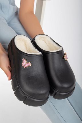 دمپائی خانگی مشکی زنانه پلی اورتان PLN SHOES - کد 859869801