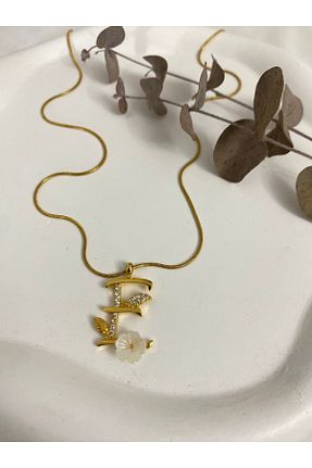 گردنبند استیل ( فولاد ) طلائی زنانه استیل (فولاد) Store - کد 859887014