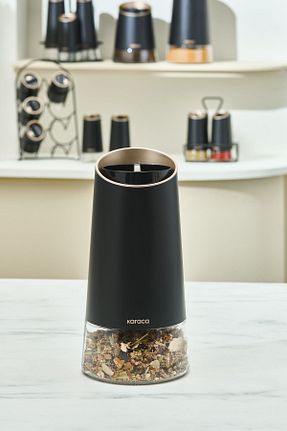 ظرف نگهداری مشکی شیشه Karaca - کد 859947237