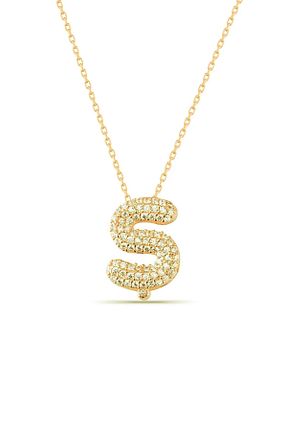 گردنبند جواهر طلائی زنانه برنجی Karem Jewellery - کد 859977813