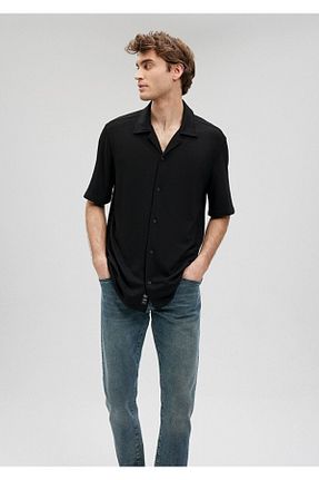 پیراهن رنگی مردانه یقه پیراهنی Mavi - کد 860118109