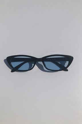 عینک آفتابی آبی زنانه UV400 DSN - کد 859897078
