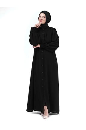کلاه و ابایا مشکی زنانه مخلوط ویسکون ihvanonline - کد 859913342