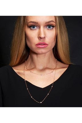 گردنبند نقره سفید زنانه 925 عیار Shiny Spectra - کد 847861216