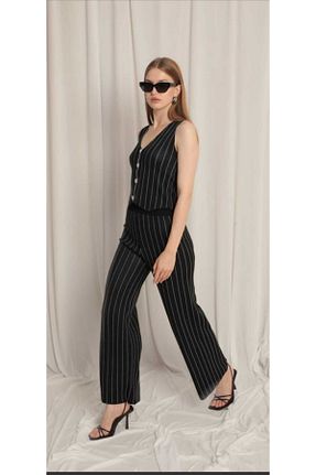 ست بالاتنه و پائین تنه مشکی زنانه تریکو MYSTYLEWORLD - کد 859864905