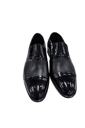 کفش کلاسیک مشکی مردانه چرم خالص Harun Özil - کد 860064742