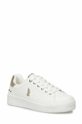 کفش اسنیکر سفید زنانه بند دار U.S. Polo Assn. - کد 860190956