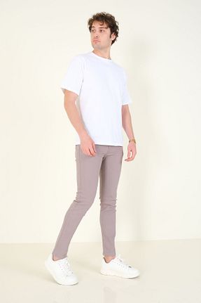 شلوار جین طوسی مردانه پاچه تنگ Giyim Dünyası - کد 857357488