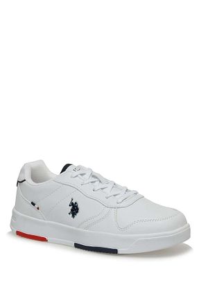کفش اسنیکر سفید مردانه بند دار U.S. Polo Assn. - کد 860163064
